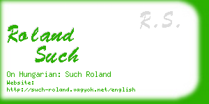 roland such business card